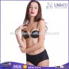 Eco-friendly comfortable black invisible adhesive silicone bra with straps