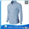 Custom European Style Fancy Collarless Dress Linen Shirt