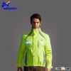 Club waterproof safety flashing jogging cycling jacket with led lights