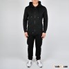 Latest Design New Black Tracksuit Make Your Own Fitted Tracksuit Hoodies
