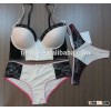 women underwear sex dress front closure bra and panty set
