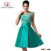 2015 New Sleeveless Short Knee-length Bridesmaid Dresses Fashion Lace up CL6116-1#