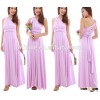 long maxi Convertible bridesmaid dress designs for adult,women fashion muti wear convertible dress w