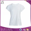 2016 multicolor 100% cotton short sleeve t-shirts round neck tshirt women plain white t shirts