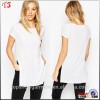 China clothing factory custom t shirt printing on blank white cotton t shirt