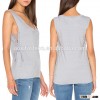 China bulk wholesale clothing 100 cotton blank women tank top