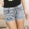 2016 new design washed fitted summer lady denim jeans shorts u048