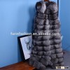 2016 New Design Real Luxurious Long Style Fox Fur Vest for Elegant Women