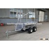 Timber Trailer with Crane&Bed fully powder coated all-around welded ATV trailer