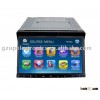 7 inch motorized double din indash dvd player with digital panel