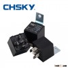 waterproof relay 12v 5pin 40A long life time black red copper terminal auto relay high quality norma
