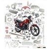 Chinese wholesale quality assured custom cheap best motorcycle spare parts