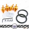 car accessories 2016 JDM Quick Release bumper Fasteners, Aluminum Quick Release Fasteners For Car Bu
