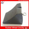 rubber bumper wheel chock for trucks and trailers