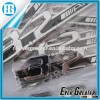 Custom letter metal car emblem badges, plastic car emblem sticker, chrome letters car emblem