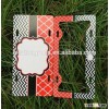 Fashionable Personalised Monogram Double License Plate