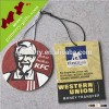 Promotional gifts paper scents air freshener / custom car air freshener wholesale