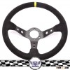 350mm Racing Suede Steering Wheel
