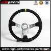 350mm Sport Rally/racing Car Suede/PVC/Leather/Wooden Steering Wheel