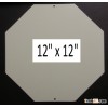 White Dye Sublimation Aluminum Octagon "Stop Sign" Blanks-Quantity Discounts Given-click o