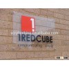 Custom wall mounted acrylic signage outdoor