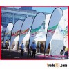 Display Tall Banner Flags Stand With Polyester Printing Flag