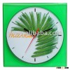 Square promotional plastic wall clock