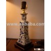 Hand-painted porcelain candlesticks