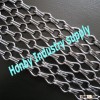 decorative bright gun metal color metal chain fly screen