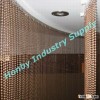Decorative antique cooper plated ball chain curtain