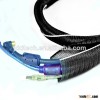 Polyester self closing wrap