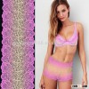 Indian Lace Fabrics with Placement Digital Printing for Bra Underwear