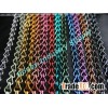 Brilliant Coloured Aluminium Chain link curtain