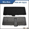 US laptop keyboard for hp pavilion g32 keyboard, for hp compaq cq32 computer keyboard 596262-001