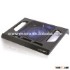 Cheap Laptop Cooling Pad ABS with one LED fan Silence Notebook Cooler Stand Wholesale LOW MOQ