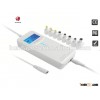 90W LCD desktop all in one universal car charger adapter power supply with interchangeable tips for