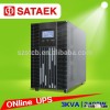 High frequency pure sine wave online ups 3kva with factory prices