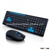 2016 Colored Multimedia 2.4Ghz Wireless Keyboard and Mouse Combo for Gaming with Factory Price Logo