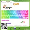 2016 producer price High Transparency Waterproof Soft Silicone Rubber Keyboard Sticker For Macbook A