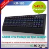 Newest High-end Tri-color LED Backlight Programmable Gaming Keyboard Mechanical Gaming Keyboard