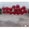dark red round shaped bath beads/pearls with rose fragrance-193004