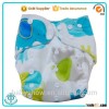 BabyShow organic bamboo all in one baby cloth diaper, super soft minky baby nappies with 2 bamboo in