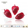 4g strawberry shaped shimmer scented bath oil beads