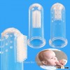 Kids Silicone Finger Gum Brush Infant Deciduous Clear Massage Tooth Brush