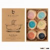 Bath Bomb Gift Set - 6 Pack of Large Bath Fizzies with Organic & Natural Ingredient- Fizzy Heali