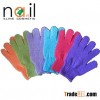 Chinese manufatory nylon exfoliating bath gloves with inexpensive price