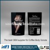 100% Natural coffee body scrub best quality private label arabica coffee body scrub