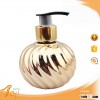 Electroplating Golden Bubble Bath Bottle Wholesale China 2016