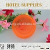 pro tourism products manufacturer personalized round orange hotel soap and bath soap