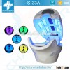 New 6 lights 8 pieces LED dry steam ozone sauna far infrared sauna bed slim spa equipment /spa capsu